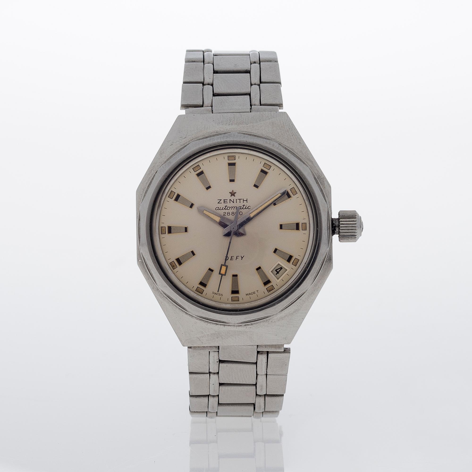 ZENITH Defy automatic 28800 wrist watch 37 mm. Bukowskis