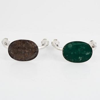 Kandelabrar, ett par, silver, GAB, Stockholm 1937.