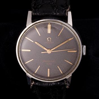 ARMBANDSUR, herr, Omega Seamaster 600. Läderarmband. 1900-talets senare hälft.