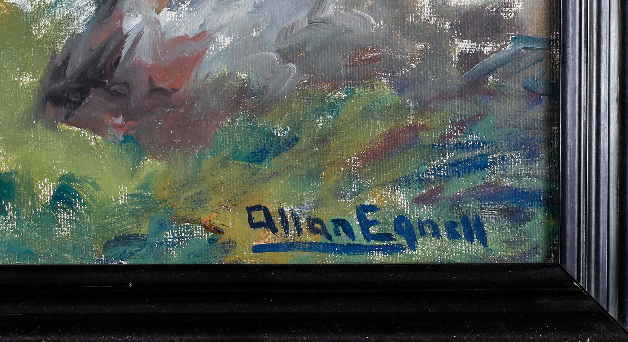 ALLAN EGNELL, olja åp duk, signerad.