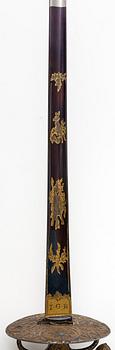 A small sword, marked IGB, 18th century.