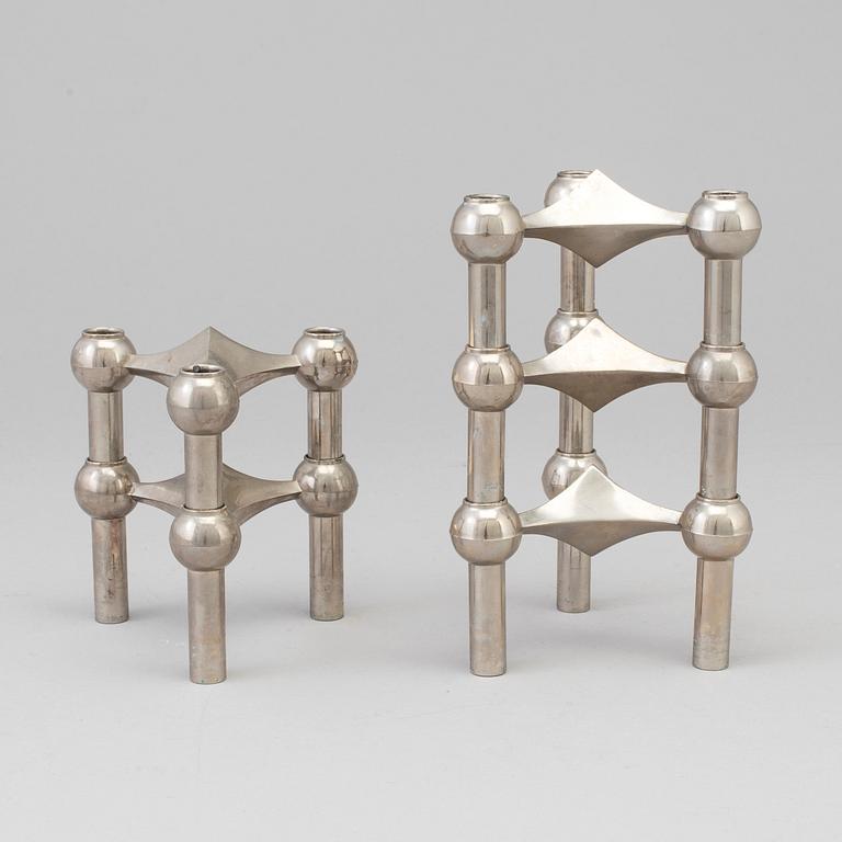 A modular candle holder by Ceasar Stoffi & Fritz Nagel, Germany, latter half of the 20th Century.