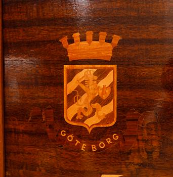 SKÅP, "Göteborg", Mjölby Intarsia, 1900-talets första hälft.