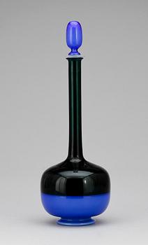 KARAFF, glas, möjligen Gio Ponti, Venini, 1900-talets andra hälft.