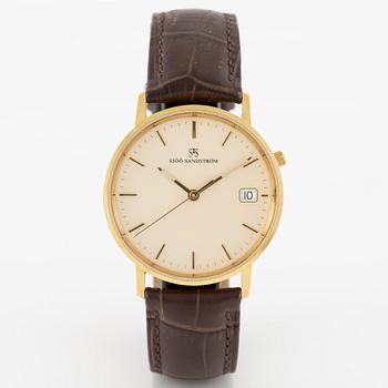 Sjöö Sandström, armbandsur, 33,5 mm.