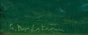 GERHARD NORDSTRÖM, olja på duk, sign.