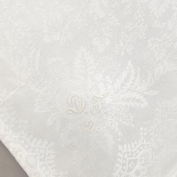 Napkins, 6 pieces, damask, circa 1900.