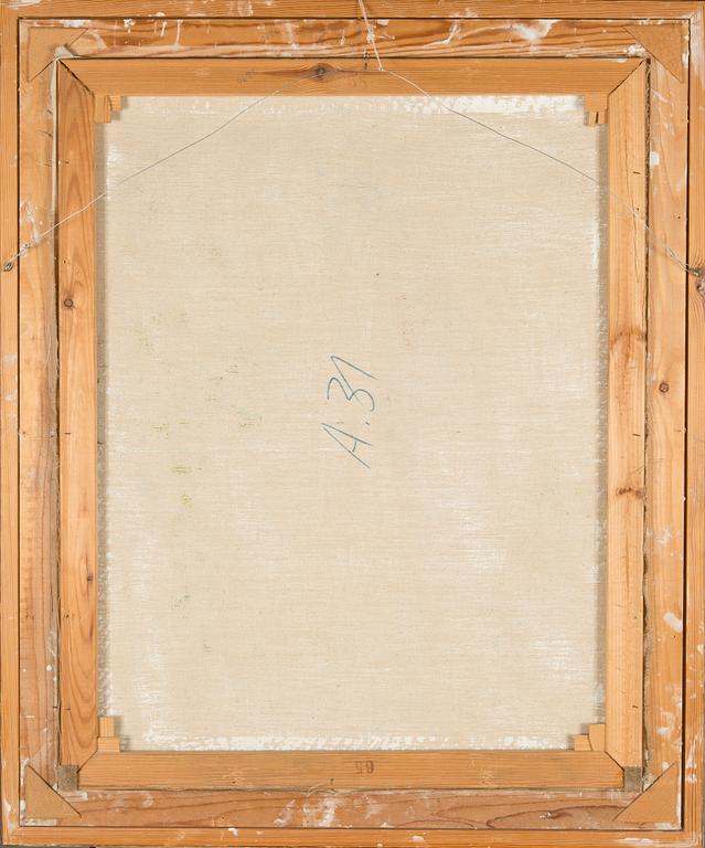 Yngve Bäck, olja på duk, signerad och otydligt daterad.