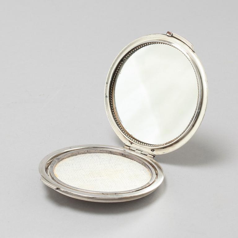 PUDERDOSA, silver, Nr 227 D, Georg Jensen, 1930-tal.