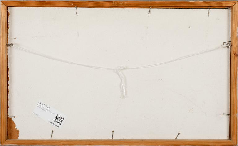 ARNE KLINGBORG, olja på pannå, sign.