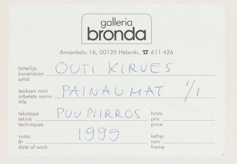 Outi Kirves, "Painaumat".