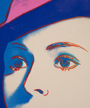Andy Warhol, "With Hat", from: "Ingrid Bergman".