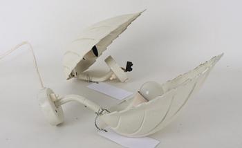 VÄGGLAMPOR, ett par, 1900-tal.