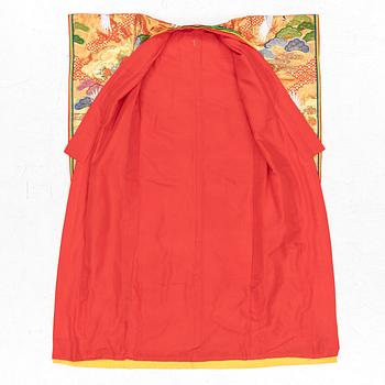 Bröllopskimono 'Uchikake', Japan, 1900-talets senare del.