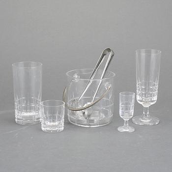 GLASSERVIS, 33 delar, "City", Kosta Boda.