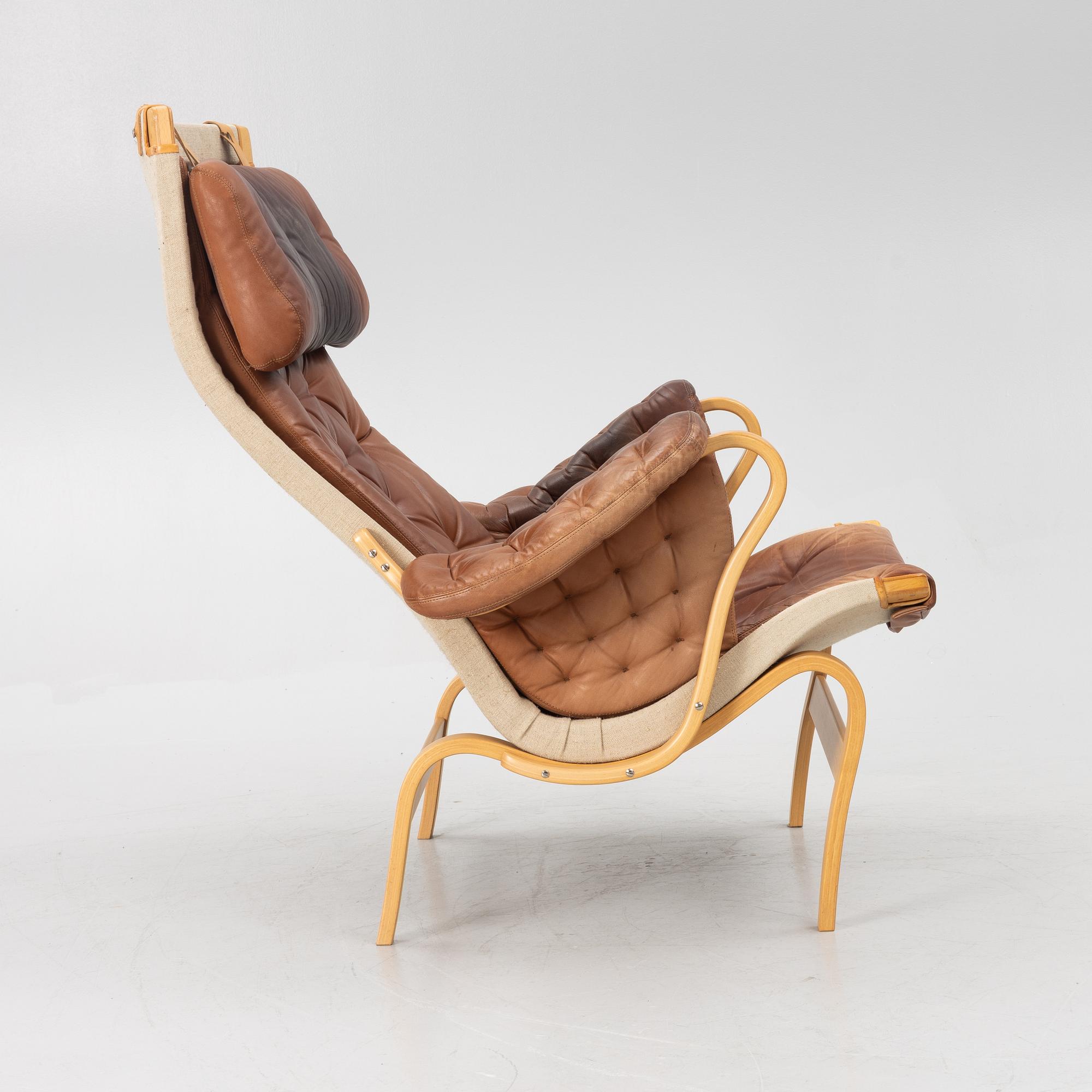 Bruno Mathsson, a 'Pernilla' armchair, Dux.
