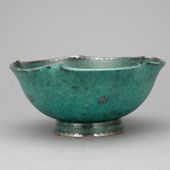 SKÅL, stengods, "Argenta", Wilhelm Kåge, Gustavsberg.1934.