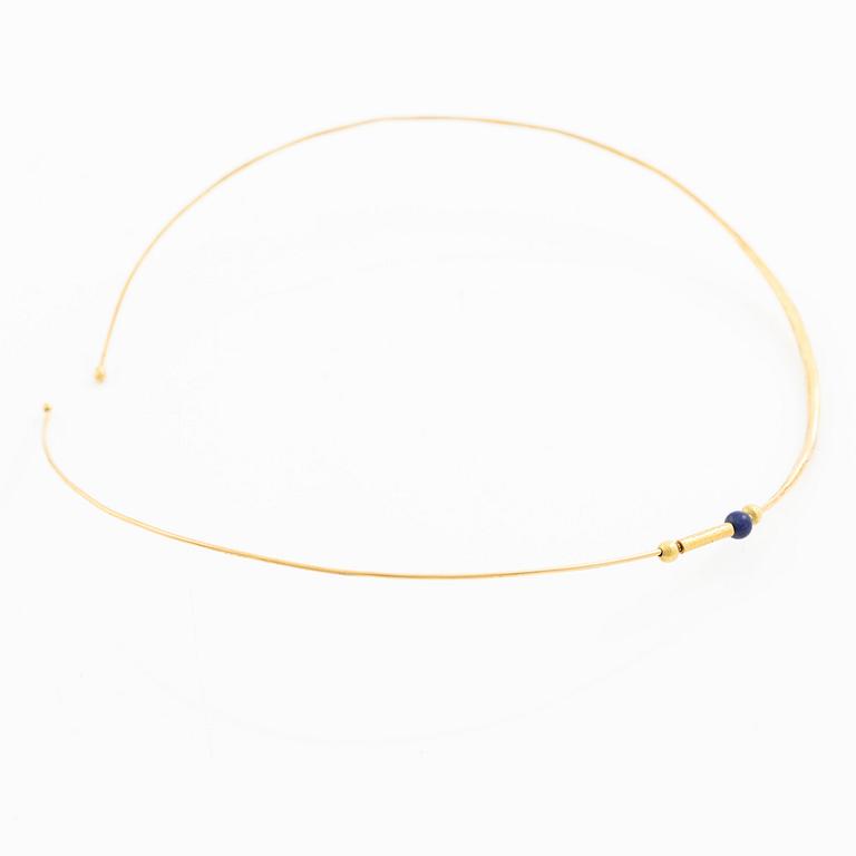 PA Lundahl-Terrs, en collier och ett armband 18K guld, Växjö 1972.