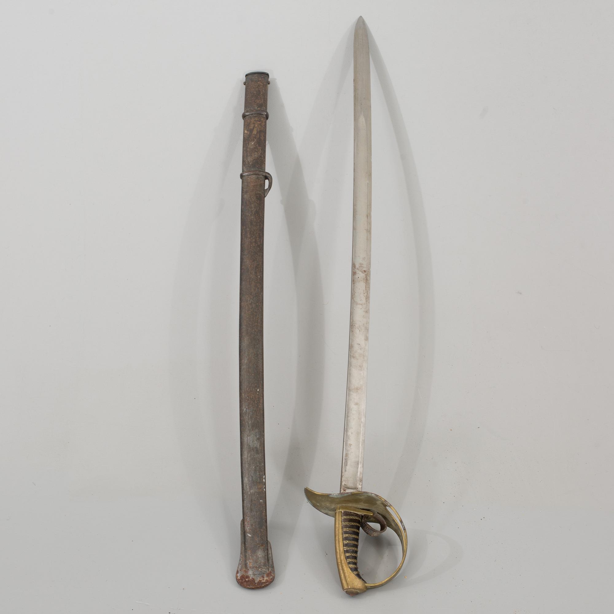 SABEL, m/1864 för kavalleri Sverige.