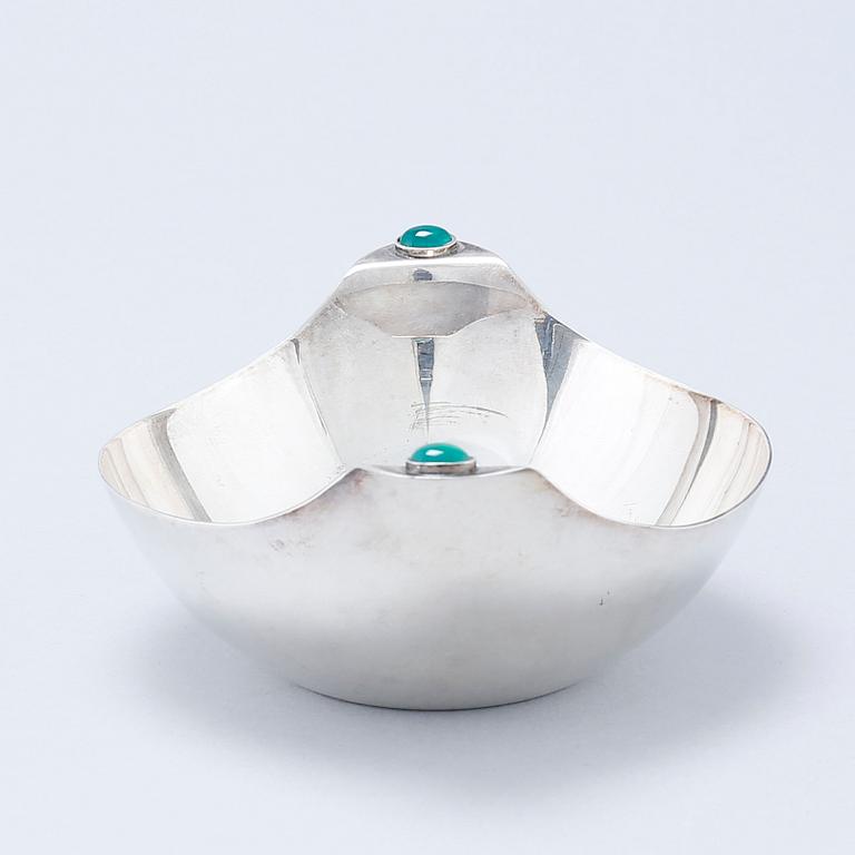 A silver bowl for C.G Hallberg, Stockholm, 1961.