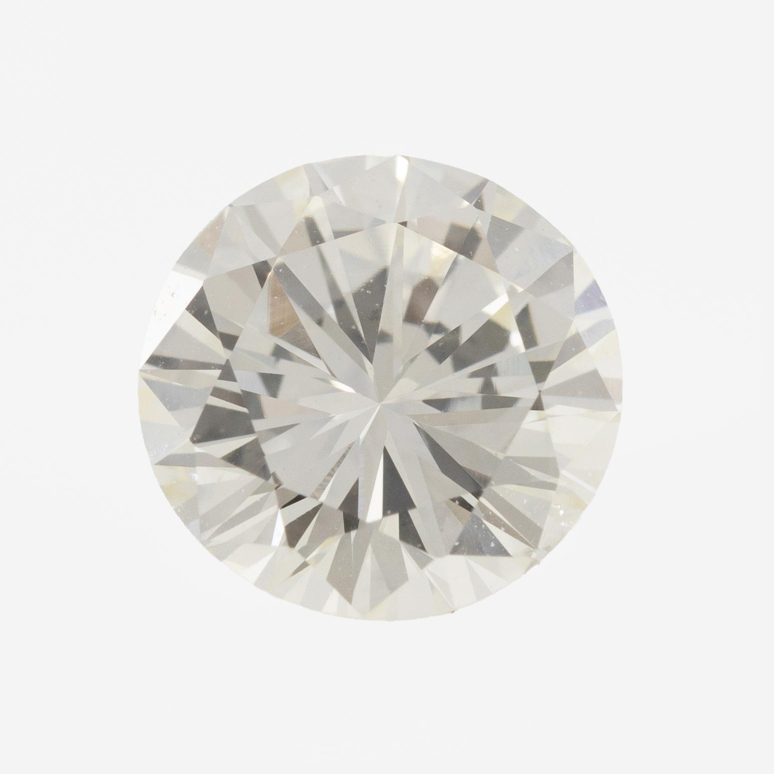 Briljantslipad diamant, 0.60 ct.