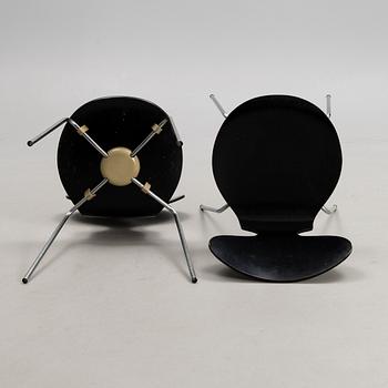 ARNE JACOBSEN, TUOLEJA, 4 kpl, "Myran", Fritz Hansen, Tanska 1971.