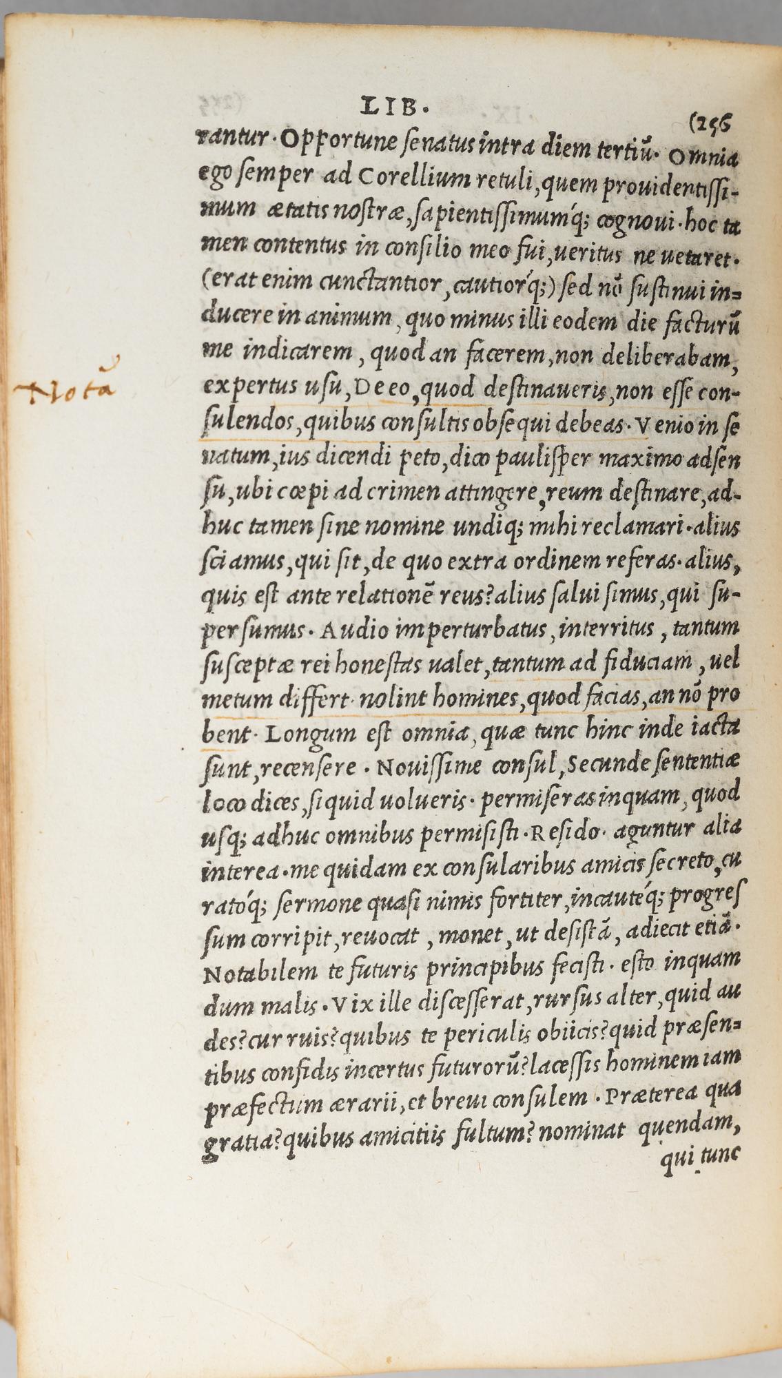Editio princeps of all Pliny's ten books of letters, Aldus Manutius 1508.