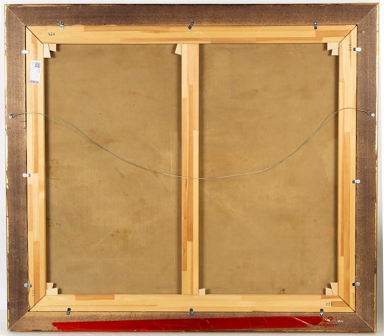 Karl Kaufmann, oil on canvas, signed with pseudonym J. Holmstedt.