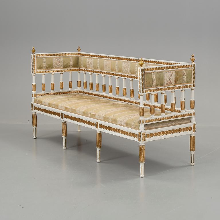 Soffa, gustaviansk, 1800 talets början.