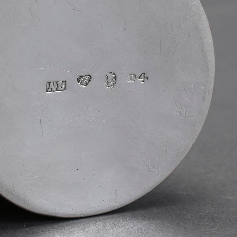 DOSA, silver, Anders Lundqvist, Stockholm, 1834. 52 gram.