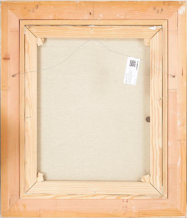 OKÄND KONSTNÄR, olja på duk, otydligt signerad, 1900-talets andra hälft.