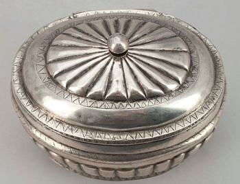 SOCKERSKÅL, silver, biedermeier, Baltisk 1820-1840.