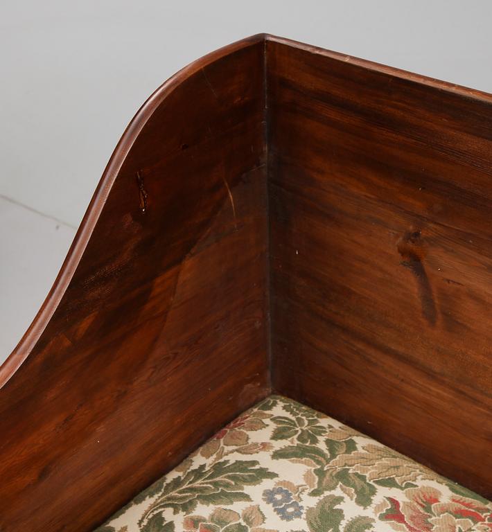 TRÅGSOFFA, rokoko, 1700-tal.