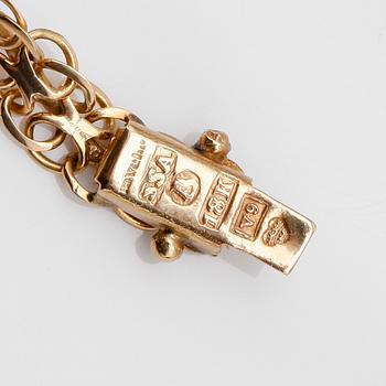 COLLIER, 18K guld, svenska stämplar, 1971.