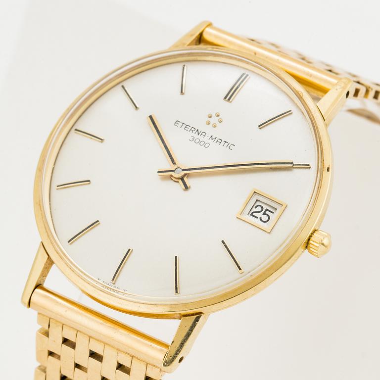 ETERNA-MATIC, 3000, armbandsur, 34,5 mm.