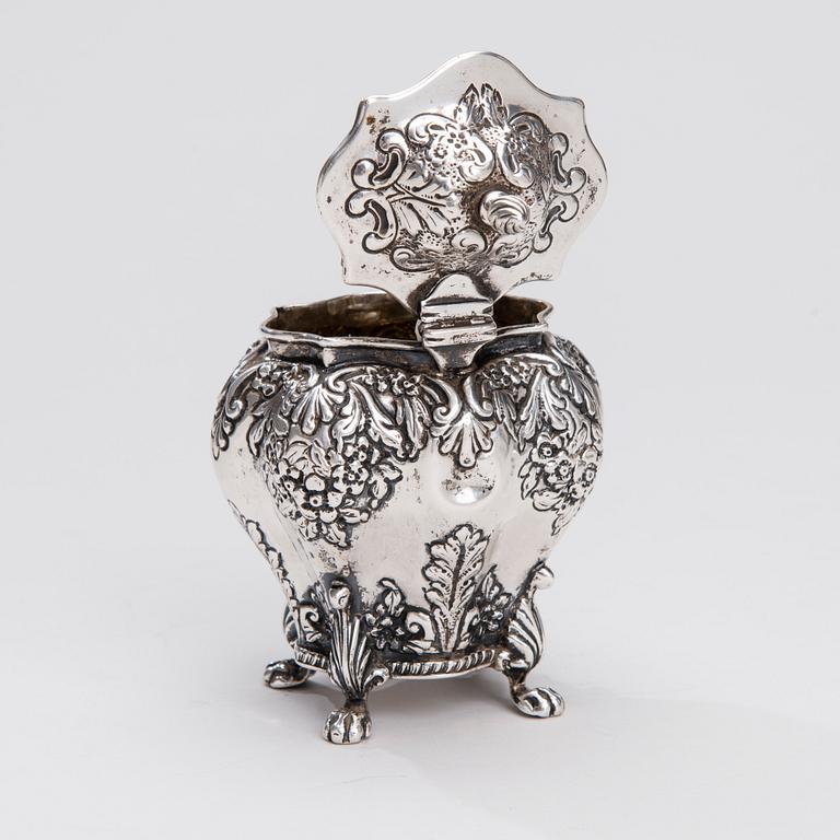 SOCKERSKÅL, silver, Nathan & Hayes, Chester, England 1899. Vikt 168 g.