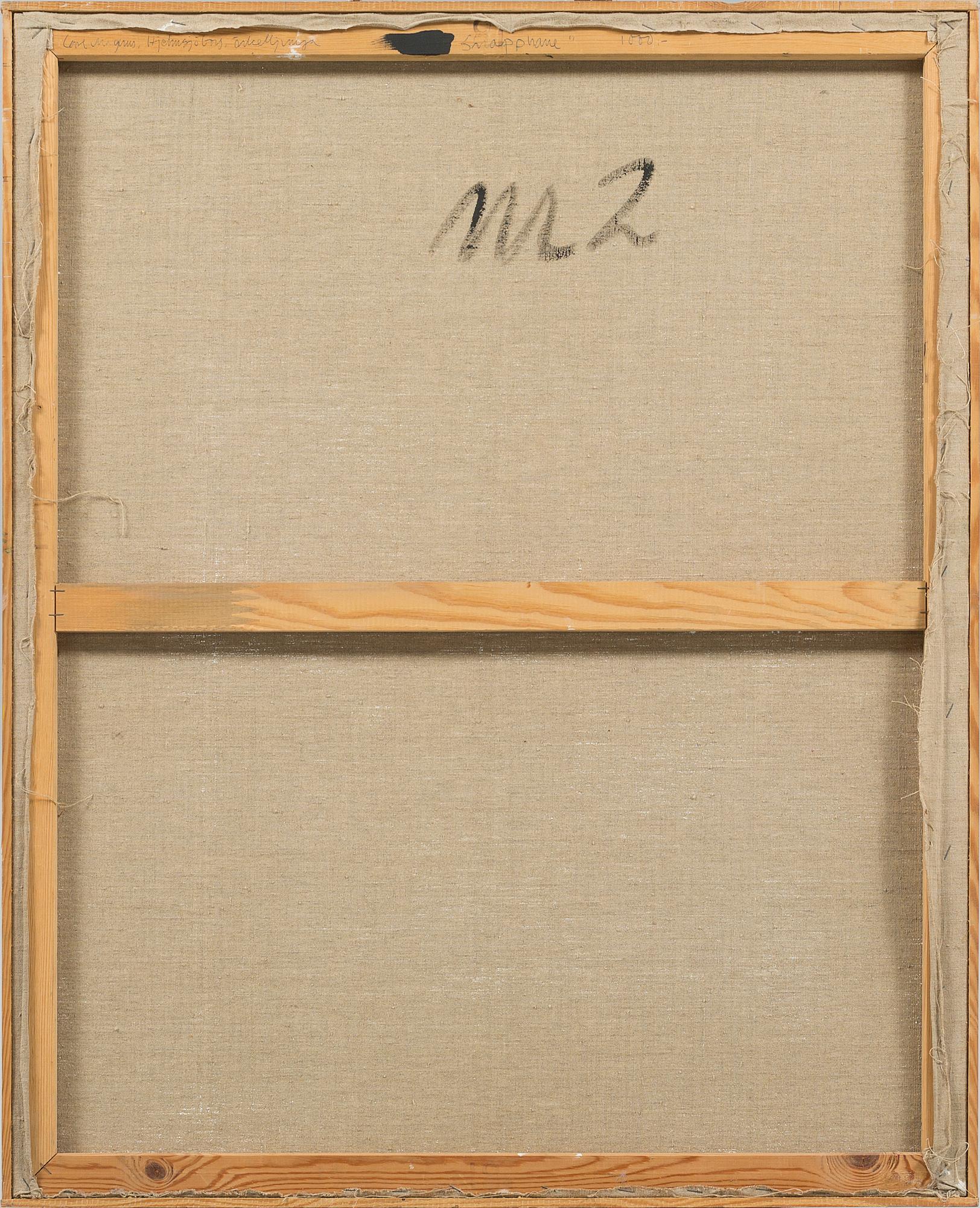 CARL MAGNUS, oil on canvas, signed and dated -66.