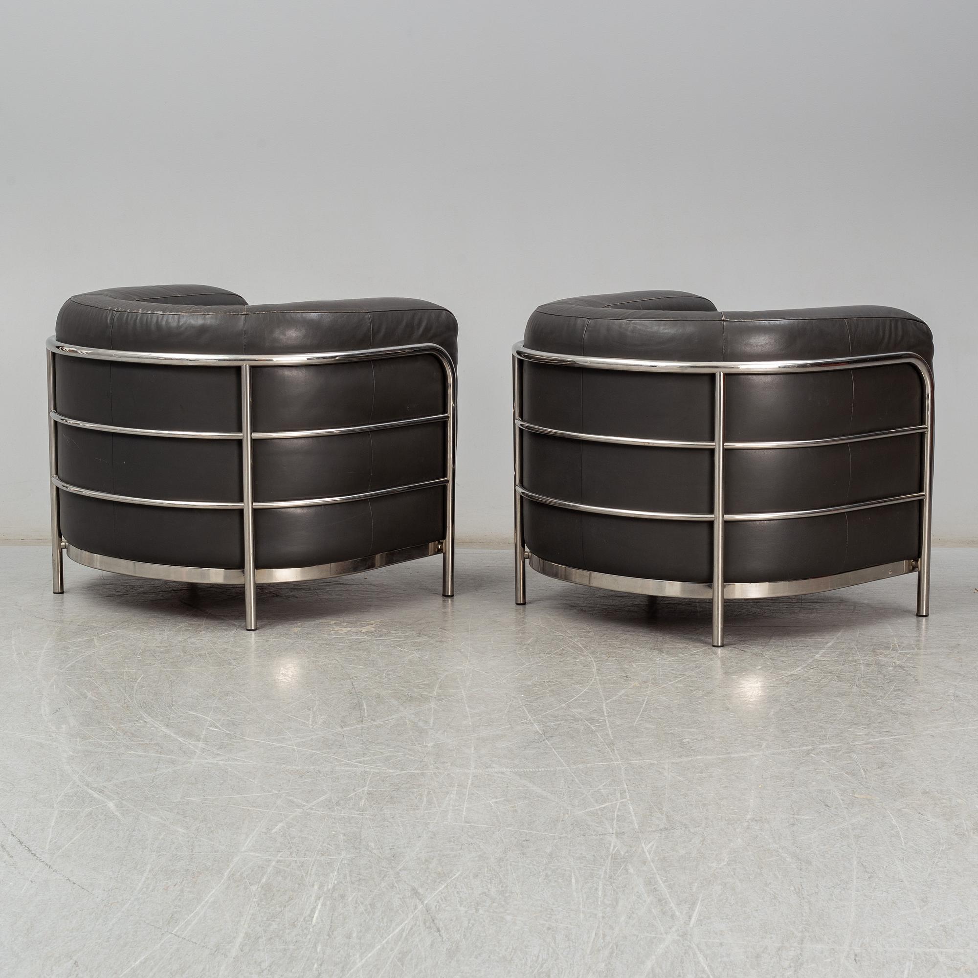 JONATHAN DE PAS, DONATO D URBINO & PAOLO LOMAZOTTI, fåtöljer ett par, "Onda", Zanotta.