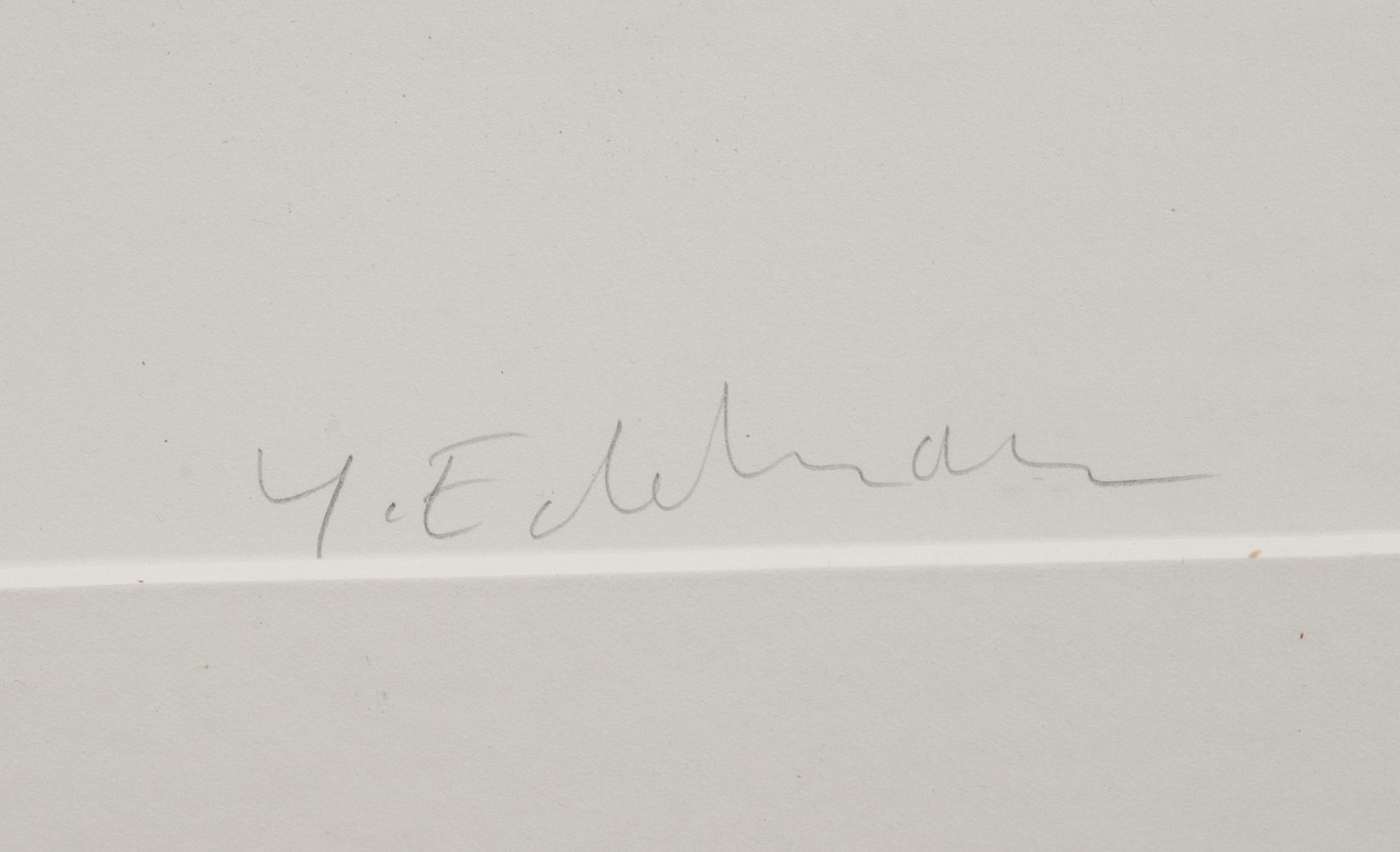 YRJÖ EDELMANN, färglitografi. Signerad och numrerad 86/150.