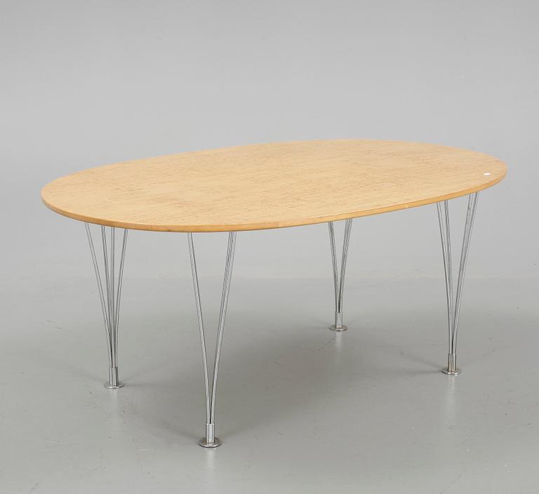 SOFFBORD. "Superellips", Bruno Mathsson och Piet Hein för Fritz Hansen, Danmark.