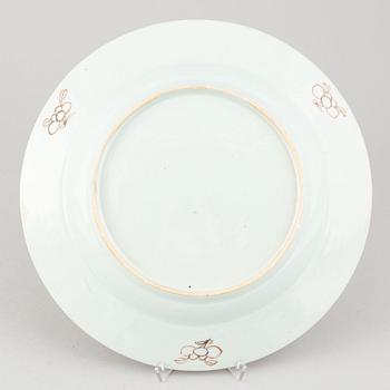 A famille rose dish, Qing dynasty, Yongzheng (1723-35).