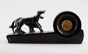 BORDSPENDYL, lergods, art déco, 1900-talets första hälft.