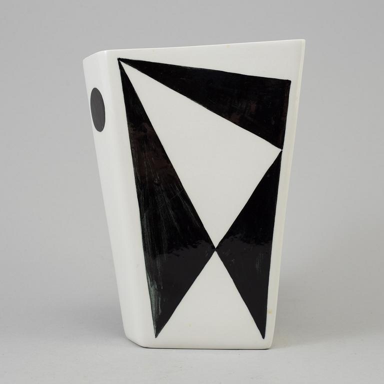 A porcelain vase  'Konstrakta SNT' by Carl-Harry Stålhane  for Rörstrand, designed in 1953.