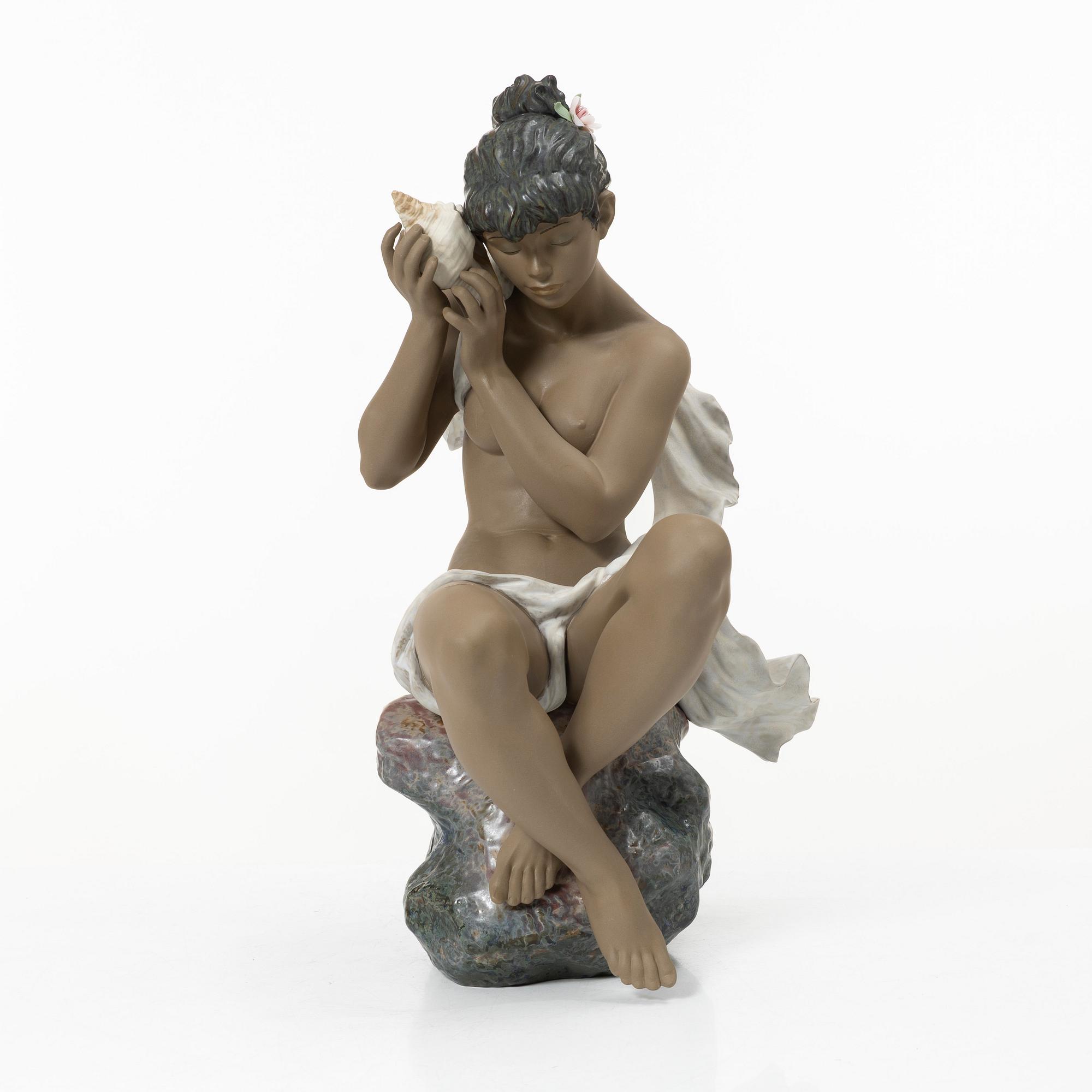 Lladró, figurin, "Whispers by the sea", Spanien.