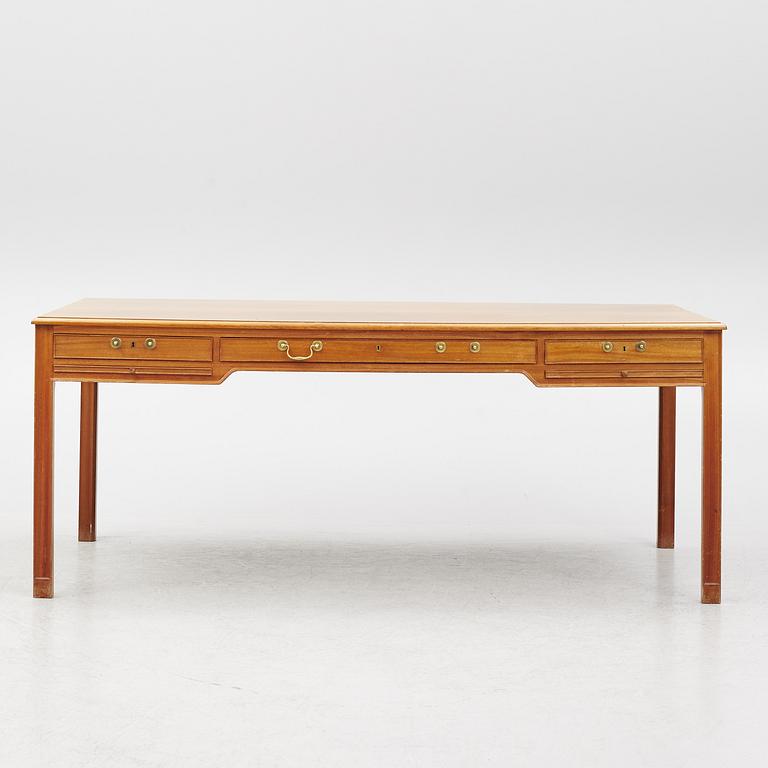 Kaare Klint, desk, journeyman work by Tage Pedersen, Rud Rasmussen, Denmark, 1969.