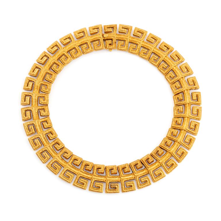 An 18K gold Maramenos & Pateras necklace.