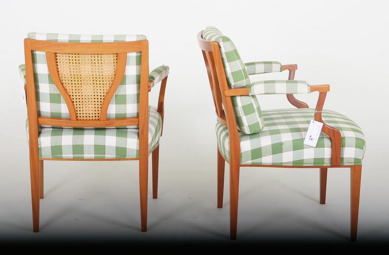 FÅTÖLJER, ett par. Josef Frank för firma Svenskt Tenn, modell 969.