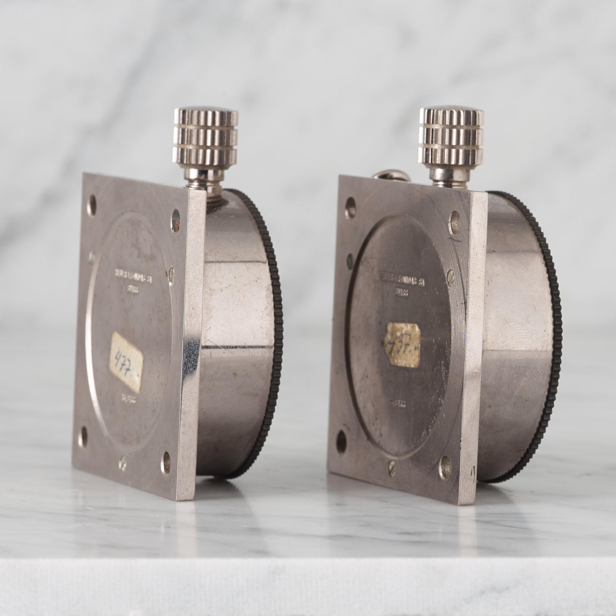 HEUER, Master-Time 8-Days samt Monte-Carlo stoppur, panelur, 57,5 x 57,5 mm,