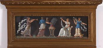 SPEGEL, sengustaviansk, 1700/1800-tal.