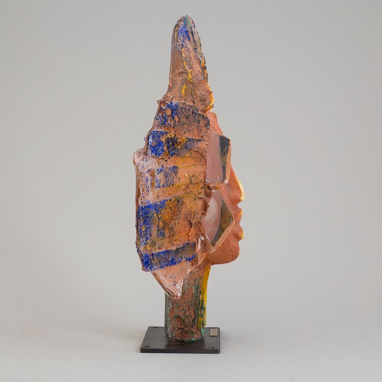 BJÖRN EKEGREN, skulptur, "Amaterasu", Studioglas Strömbergshyttan, unik.